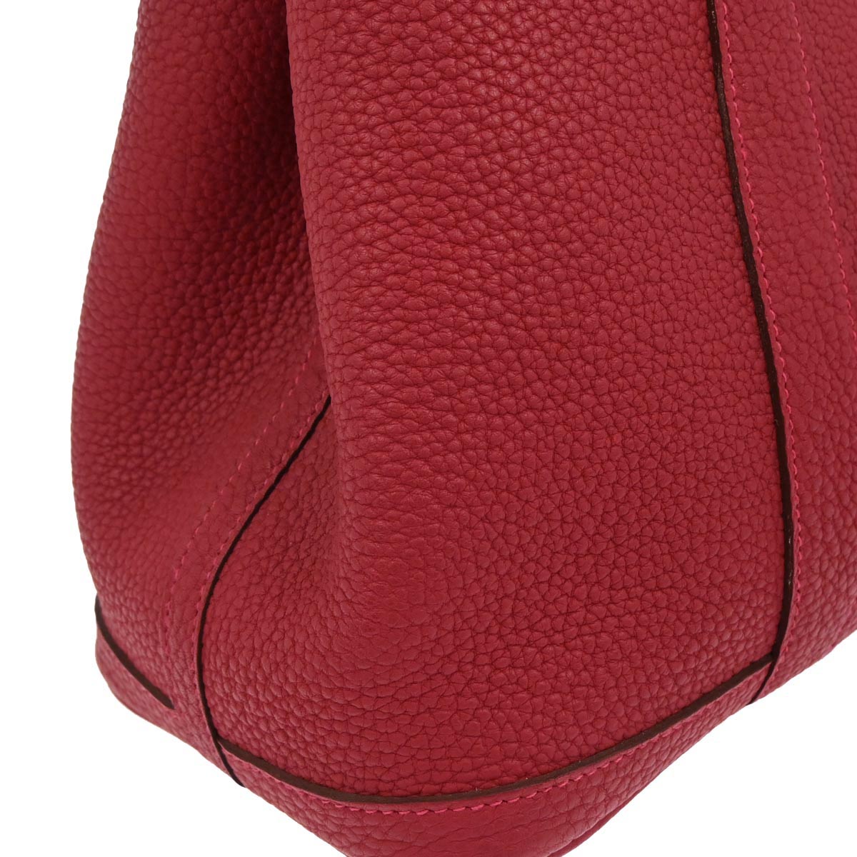 Hermes Rouge Grenade Negonda Garden Party 30 TPM Tote Handbag