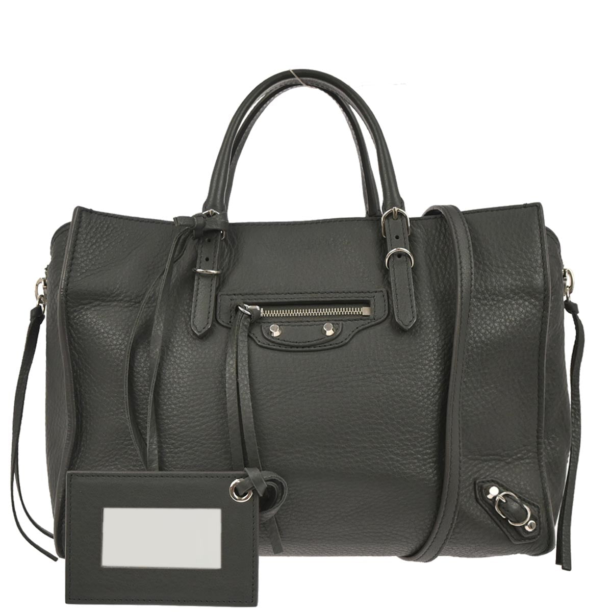 Balenciaga Gray Papier A6 2way Shoulder Handbag