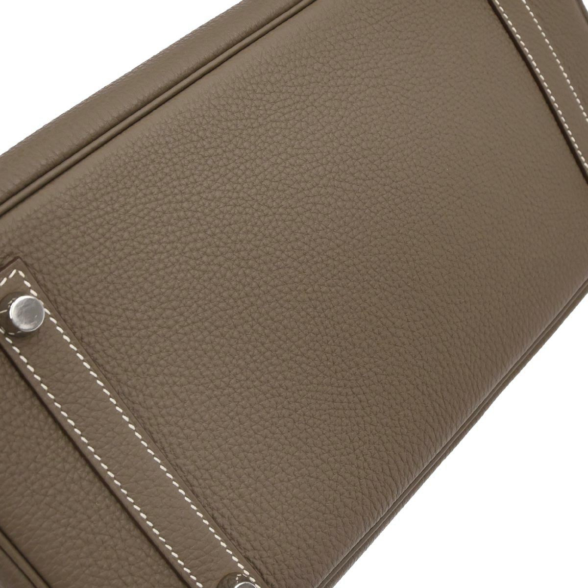Hermes Etoupe Gray Togo Birkin 30 Handbag