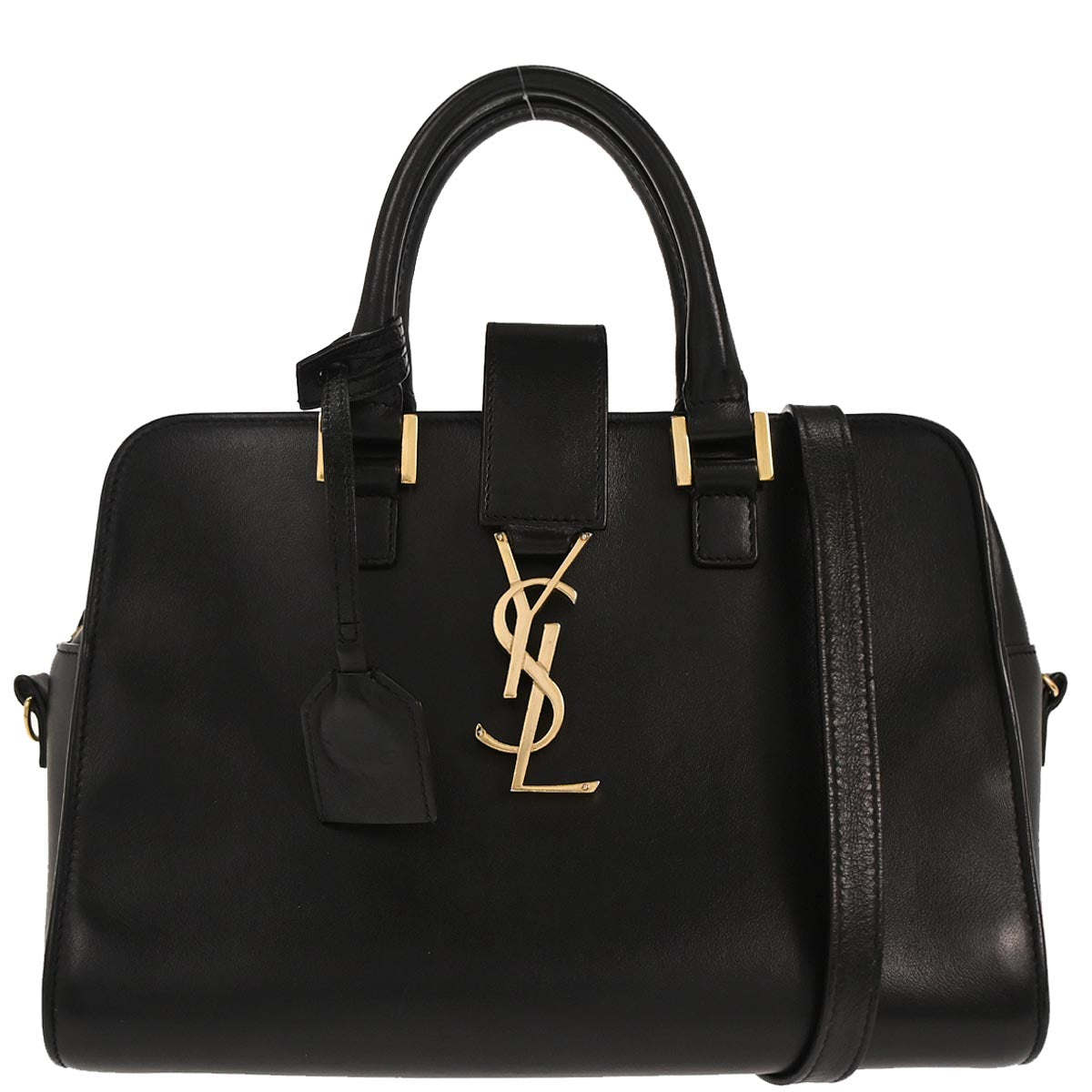 Saint Laurent Black Baby Cabas 2way Handbag