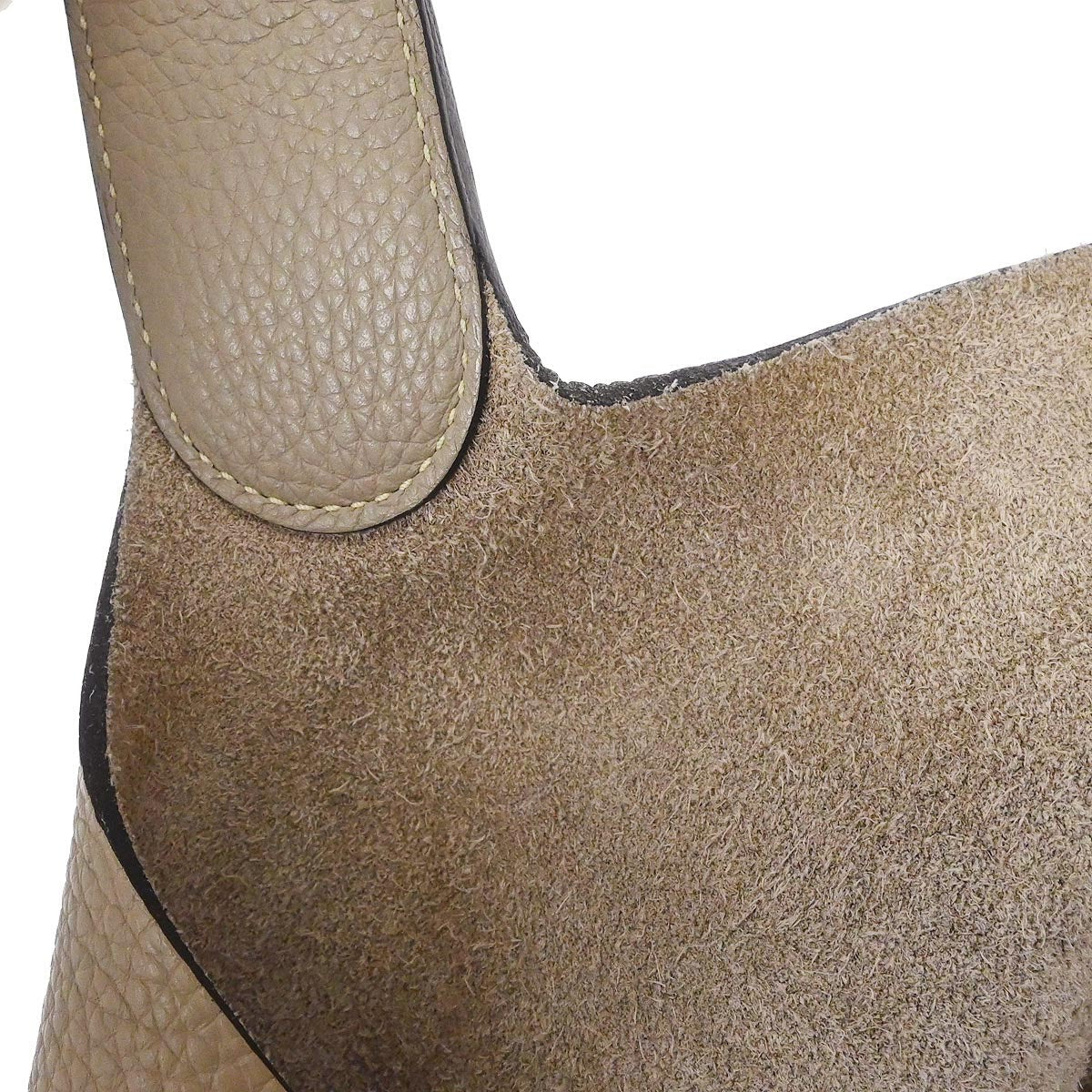 Hermes Tourterelle Gray Taurillon Clemence Picotin Lock TGM