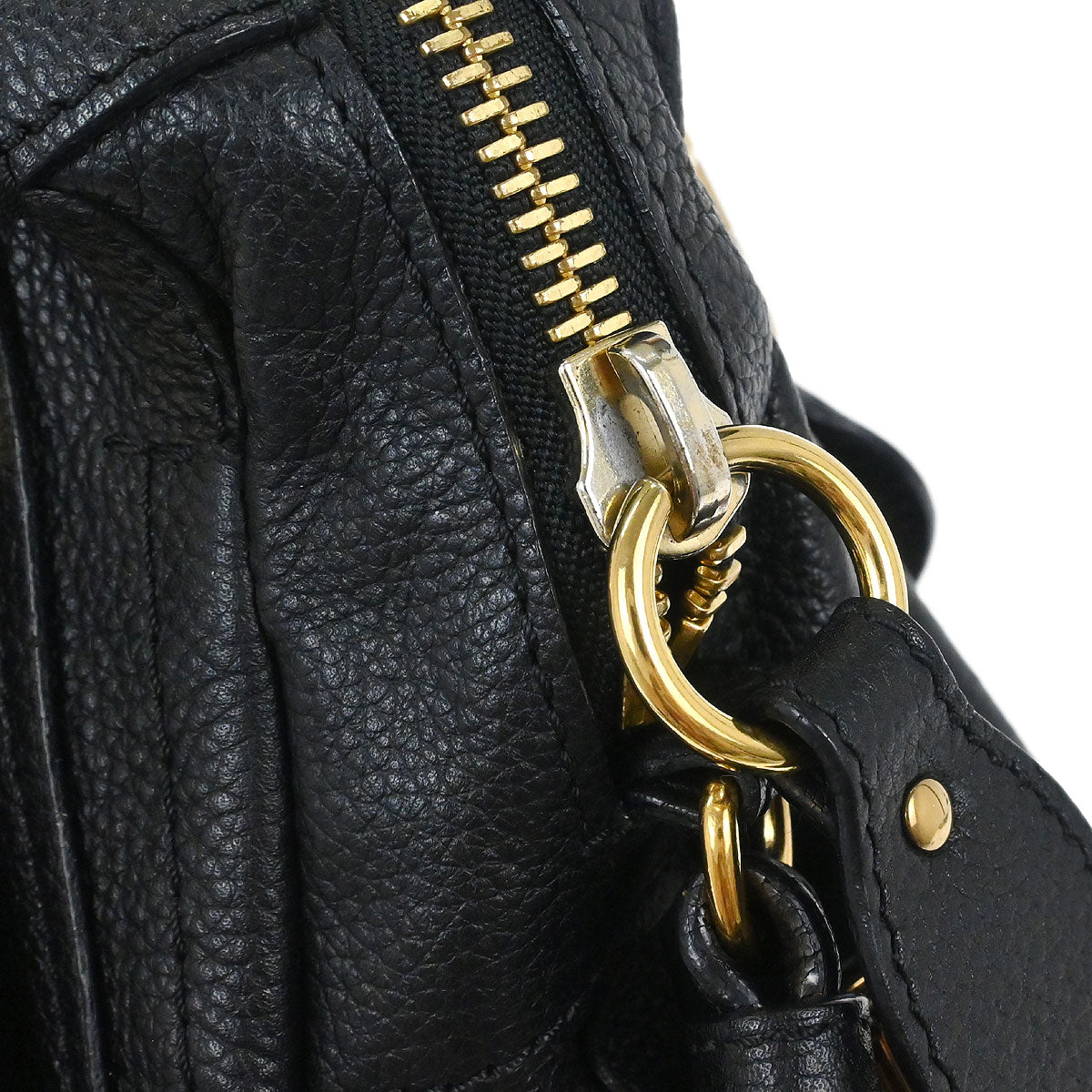 Chloe Black Paraty 2way Shoulder Handbag