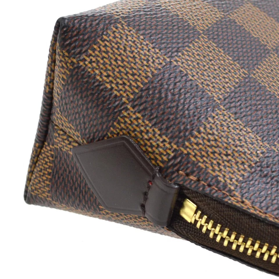 Louis Vuitton 2016 Damier Pochette Cosmetic Pouch Bag N47516