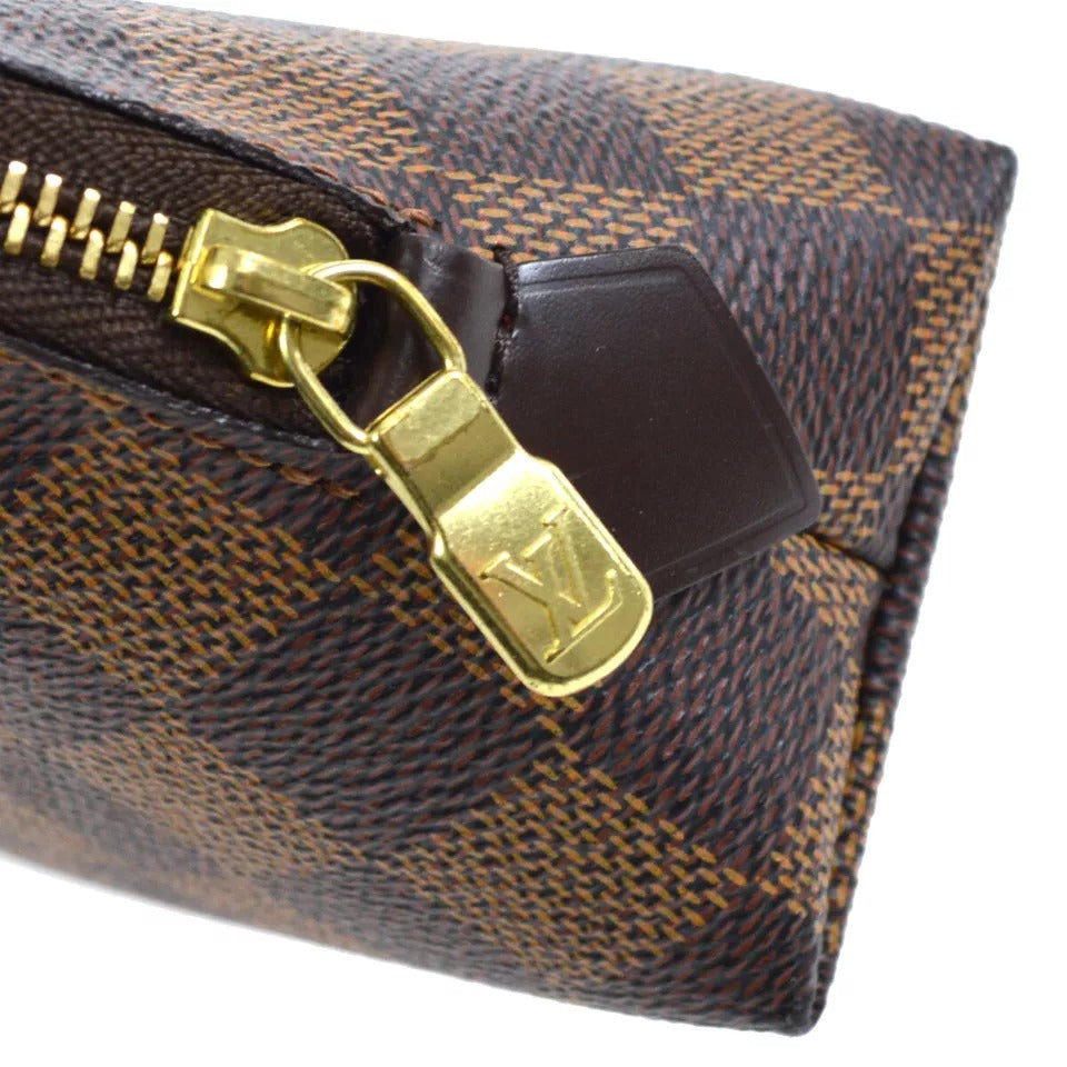 Louis Vuitton 2016 Damier Pochette Cosmetic Pouch Bag N47516