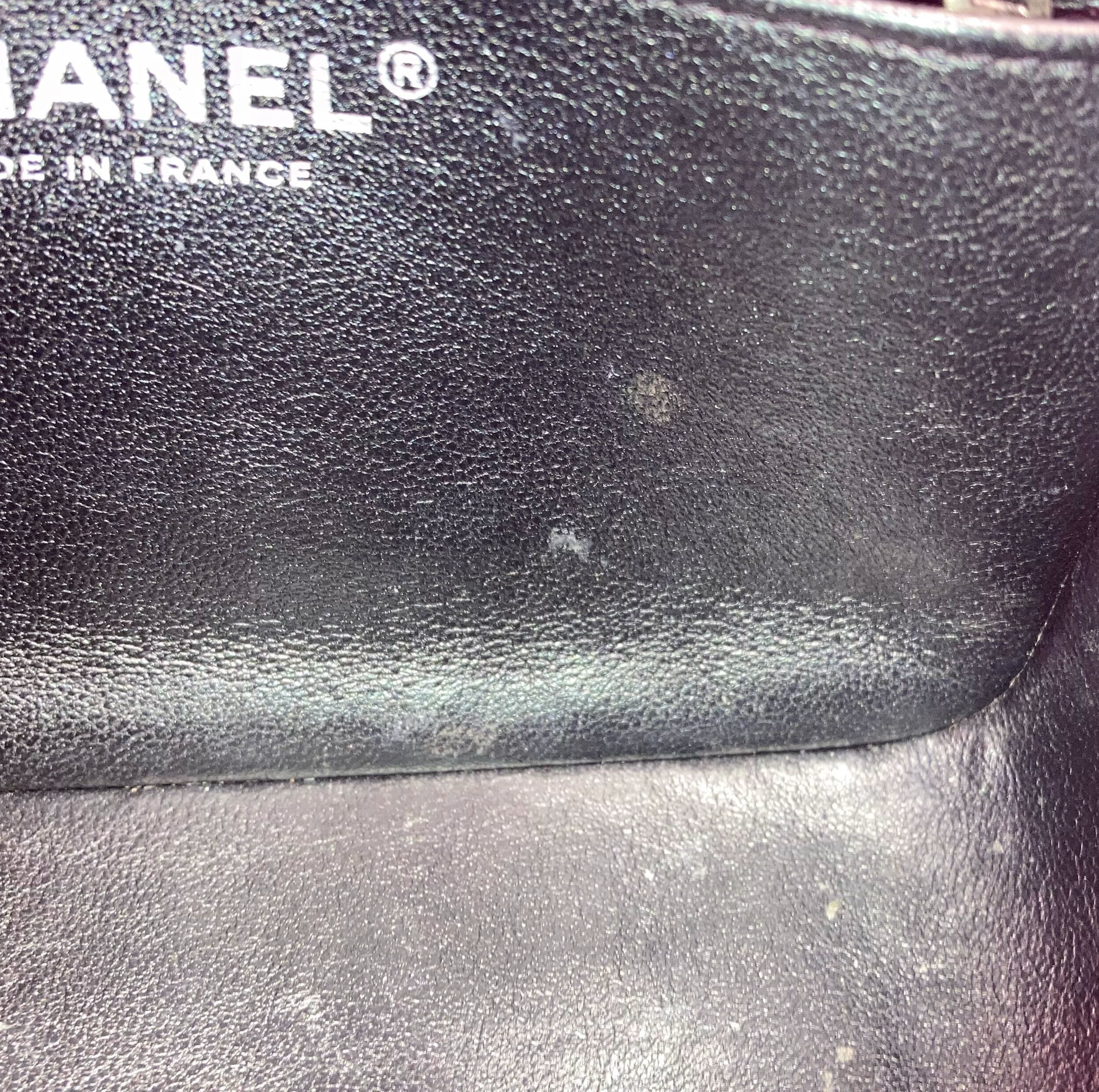 Chanel 2016-2017 Black Lambskin Mini Classic Square Flap Bag 17