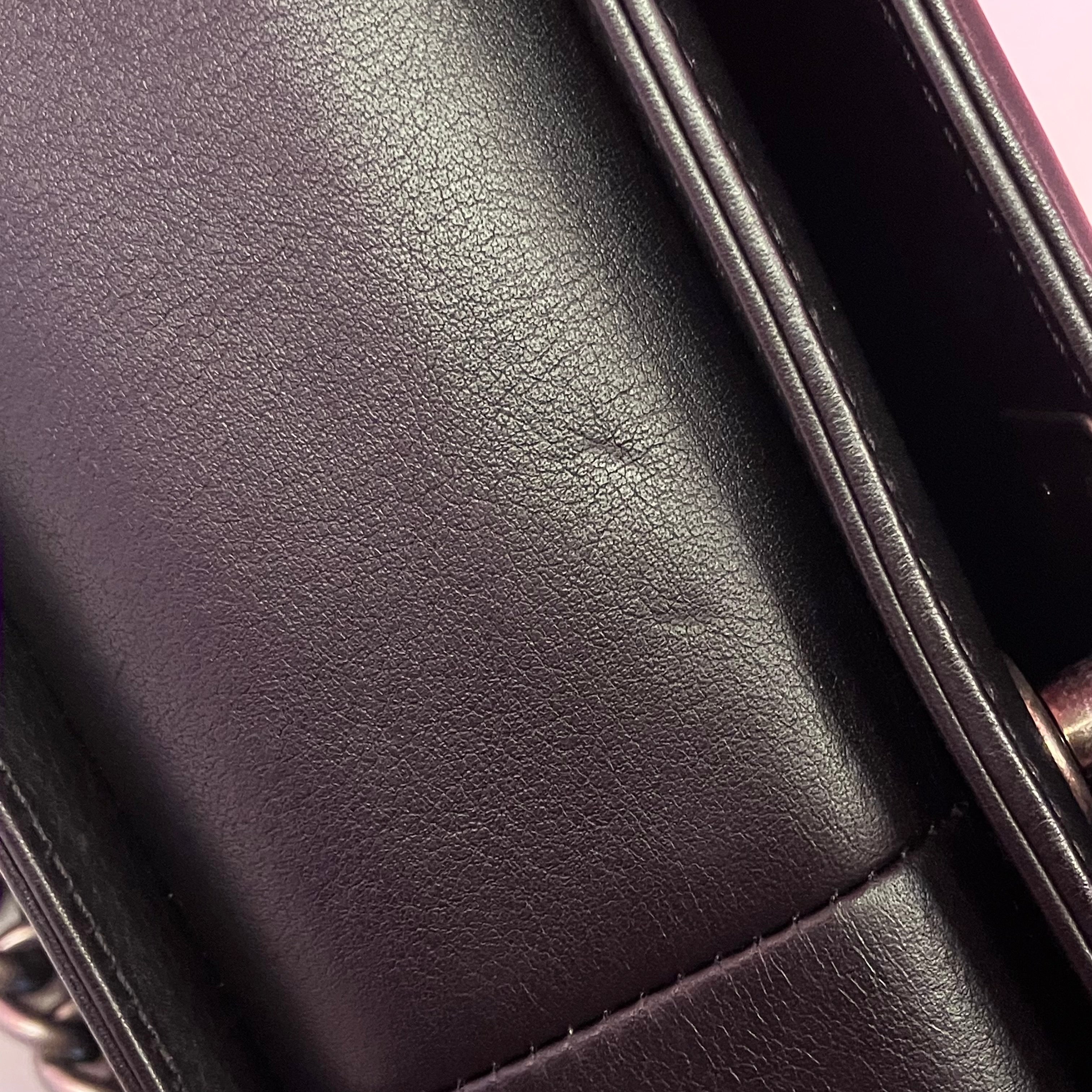 Boy Chanel 2018-2019 Black Bronze Lambskin Medium Shoulder Bag