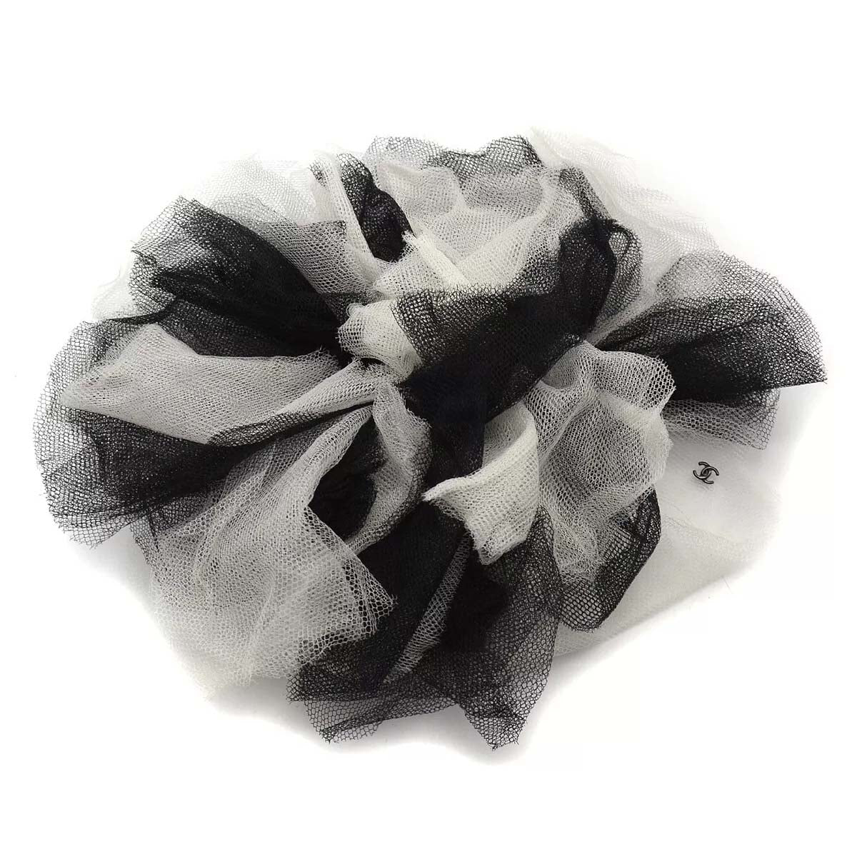 Chanel 2017 Hair Comb Black Canvas 17Ag