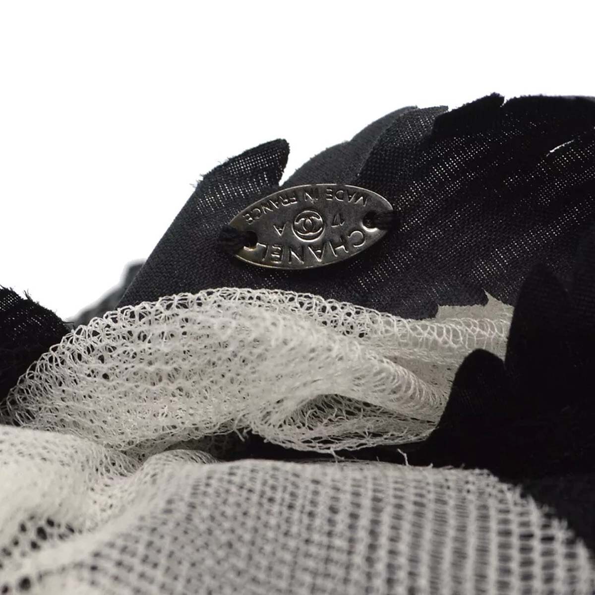 Chanel 2017 Hair Comb Black Canvas 17Ag