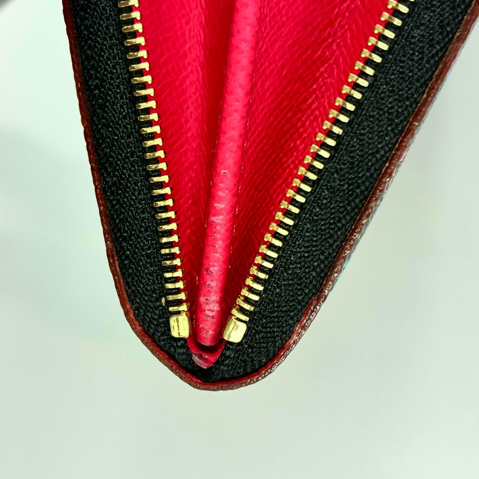 Louis Vuitton 2012 Black Multicolor Zippy Coin Purse Wallet M93740