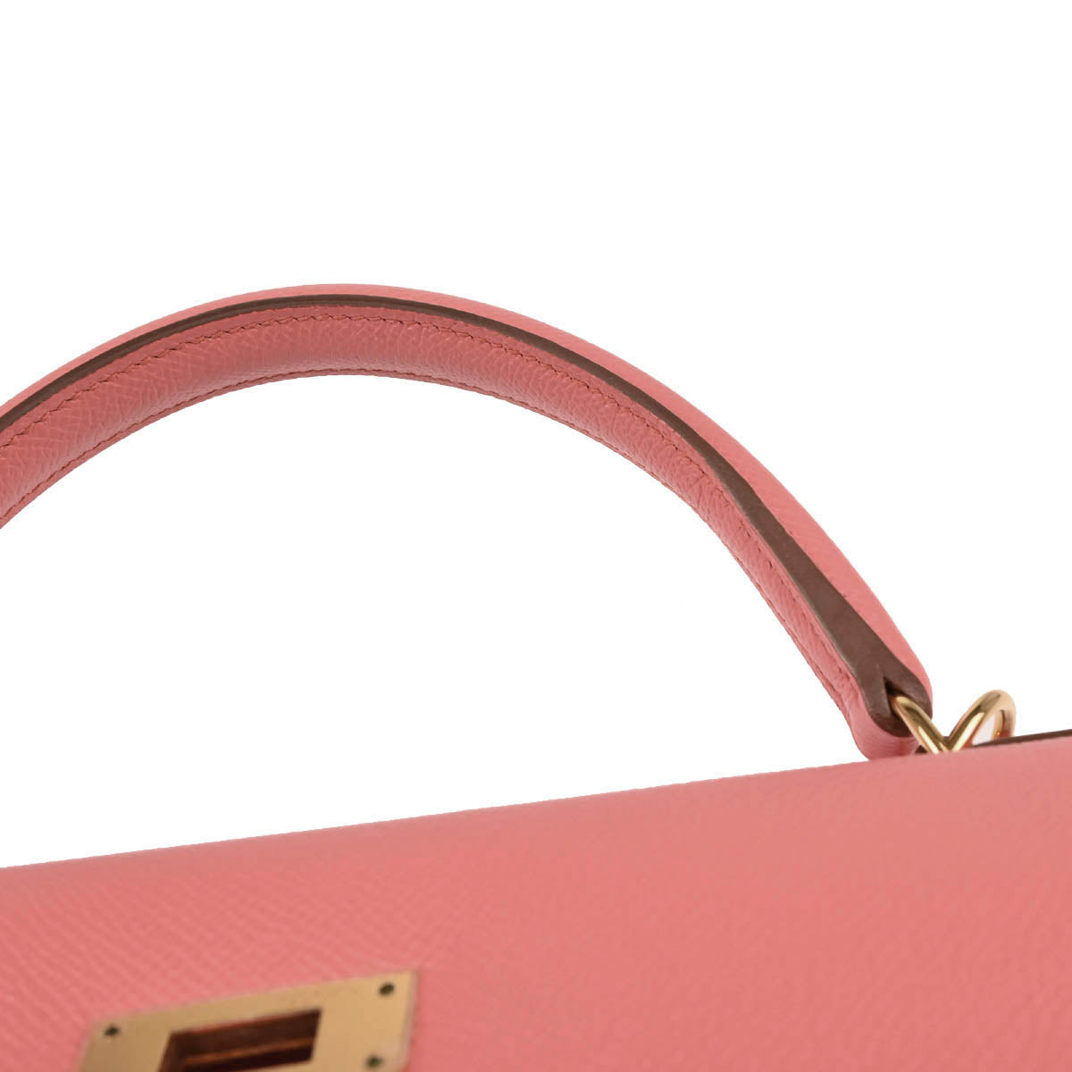 Hermes 2014 Rouge Pivoine Epsom Kelly 32 Sellier 2way Shoulder Handbag