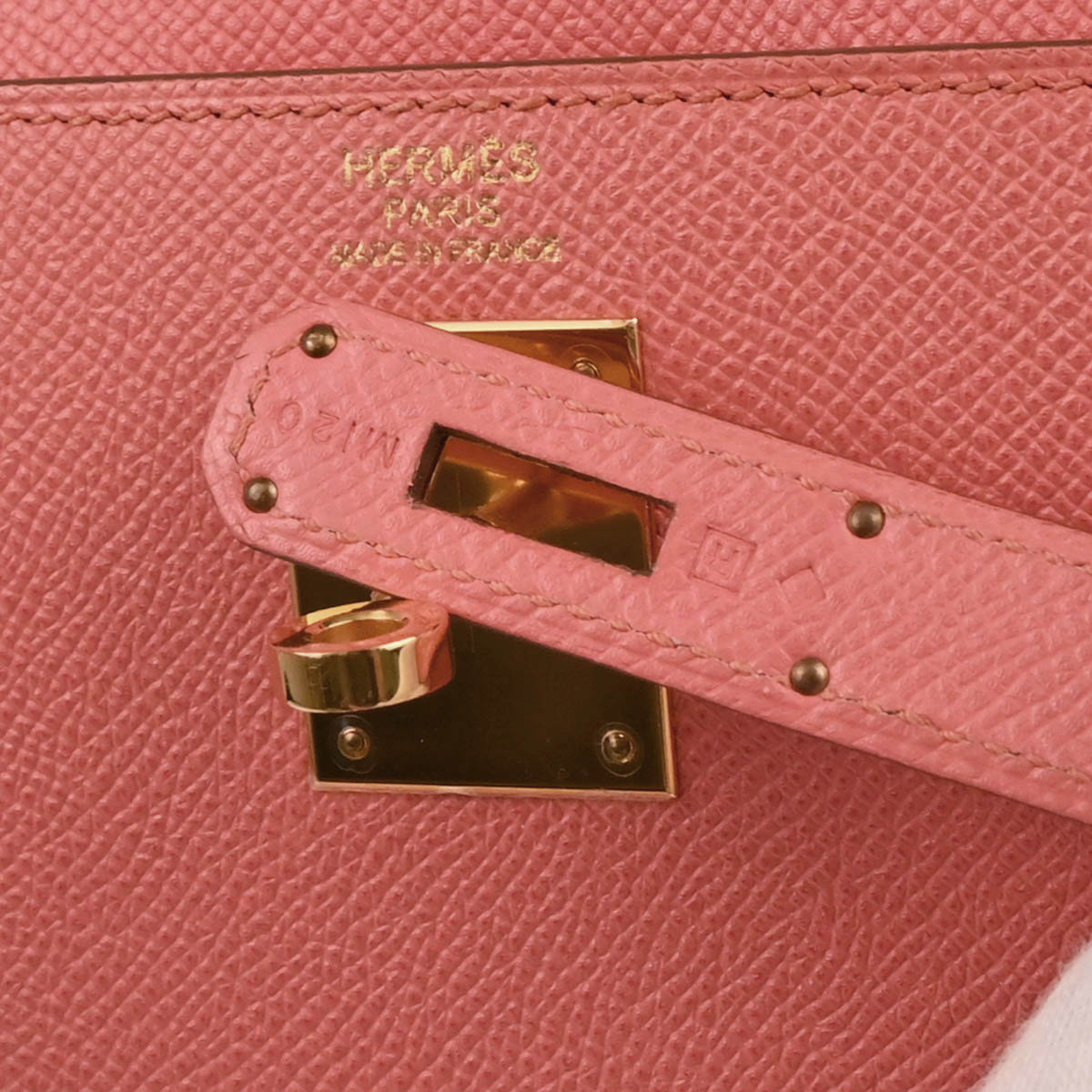 Hermes 2014 Rouge Pivoine Epsom Kelly 32 Sellier 2way Shoulder Handbag