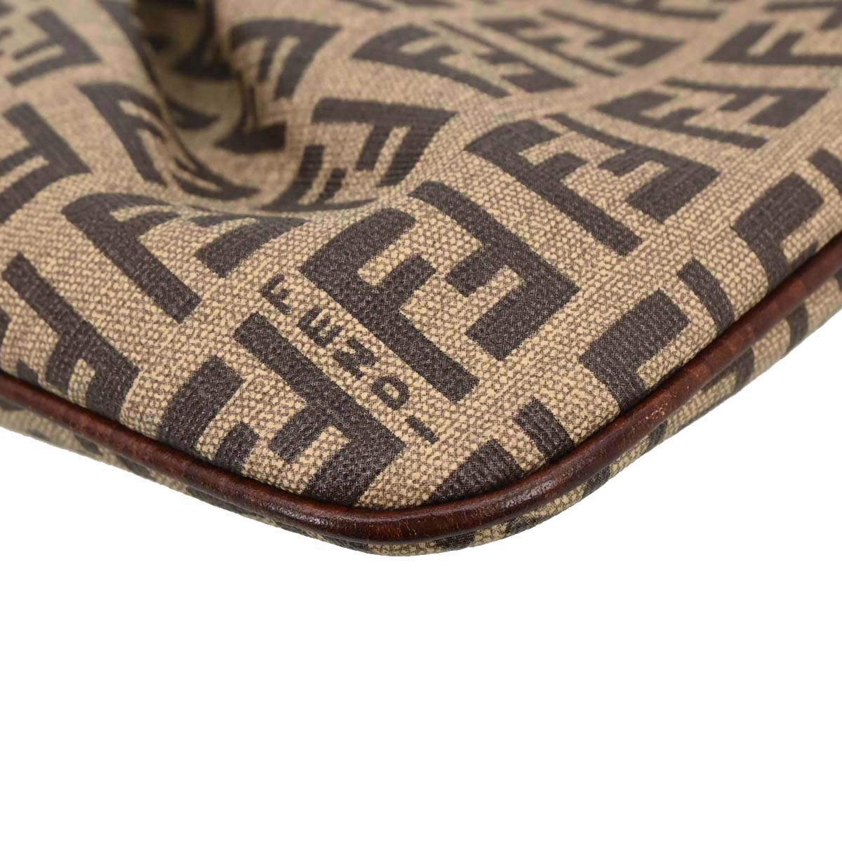 Fendi Beige PVC Zucchino Handbag