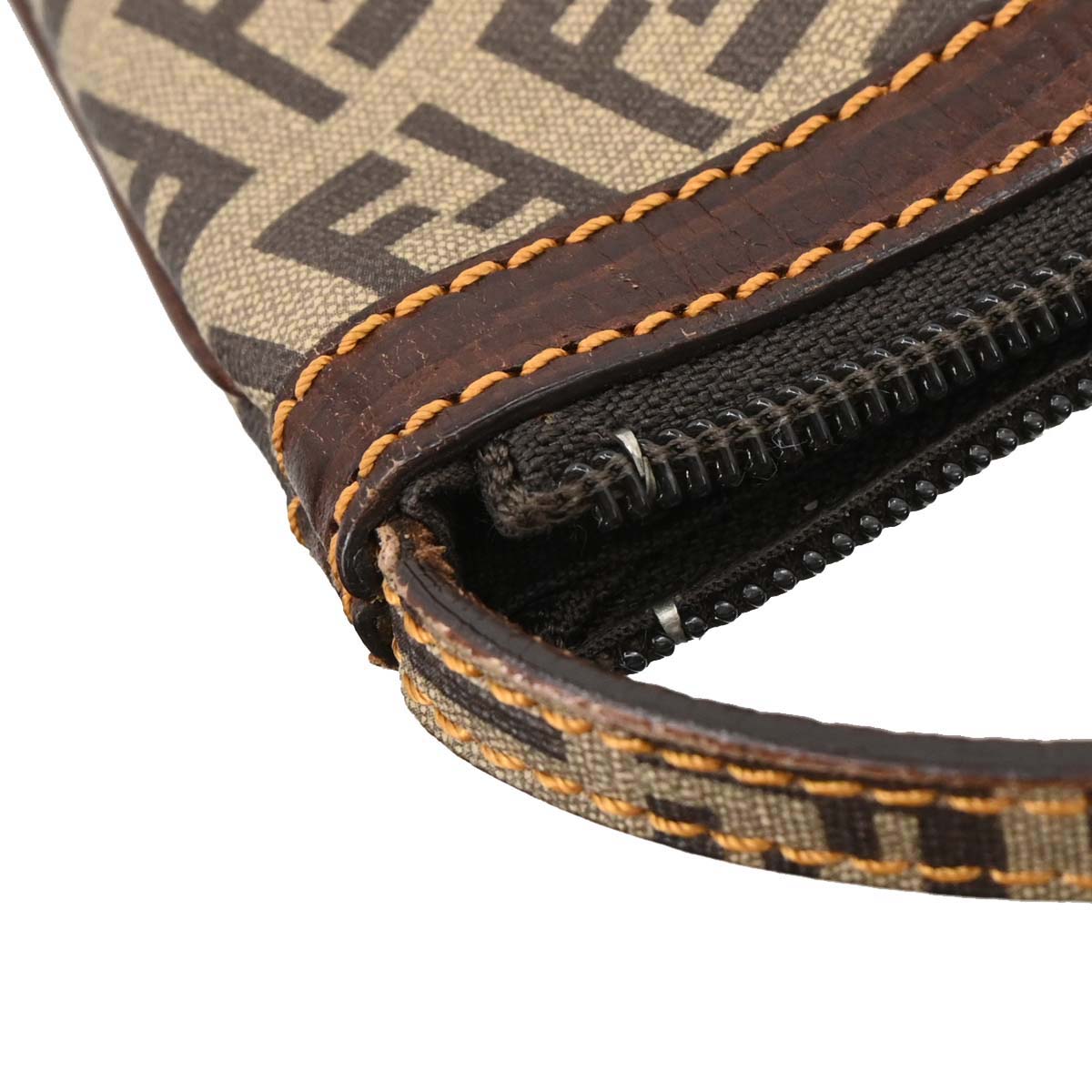 Fendi Beige PVC Zucchino Handbag