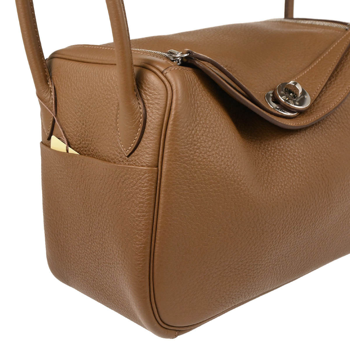 Hermes 2012 Alezan Taurillon Clemence Lindy 26 Shoulder Bag