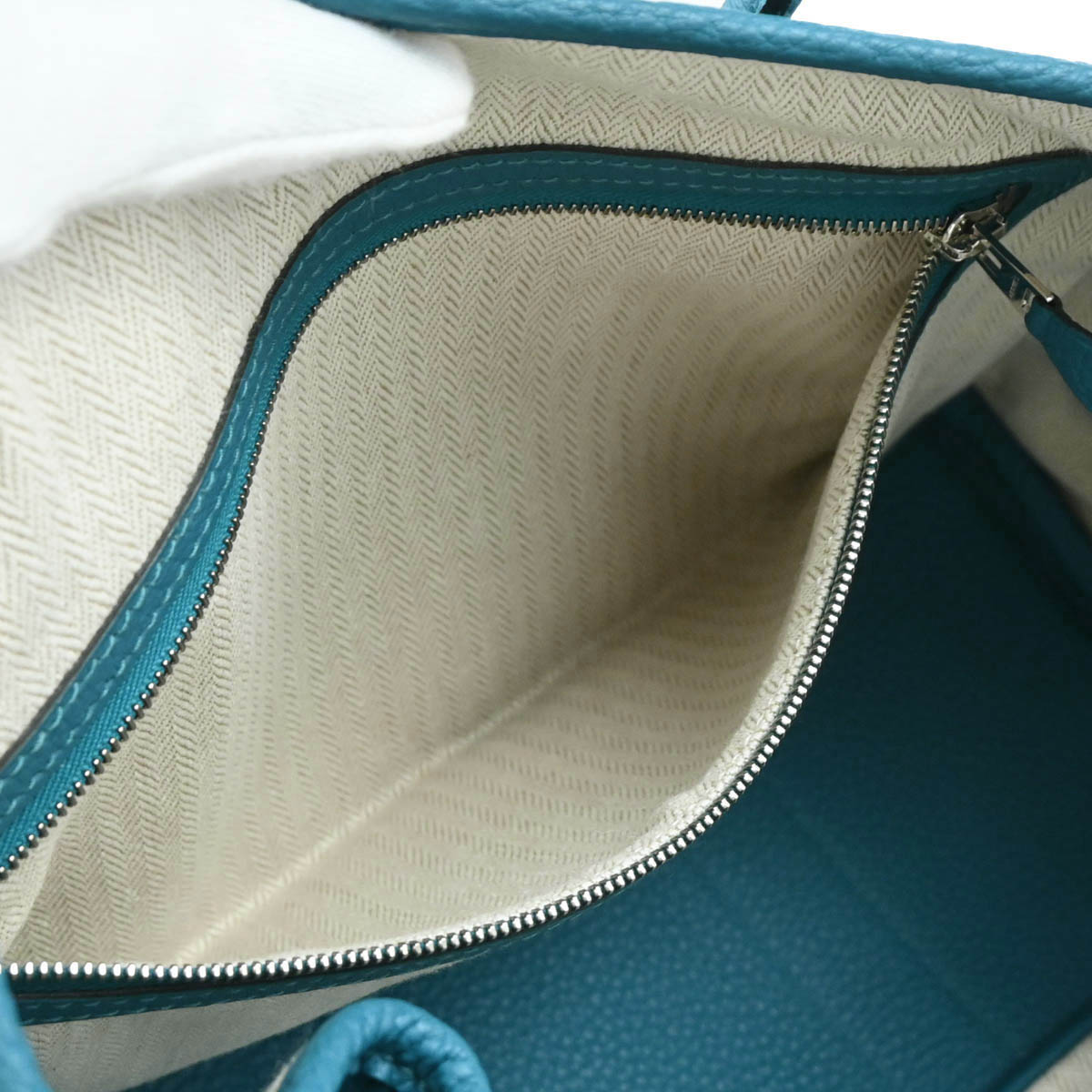 Hermes 2018 Vert Bosphore Negonda Garden Party 30 TPM Tote Handbag