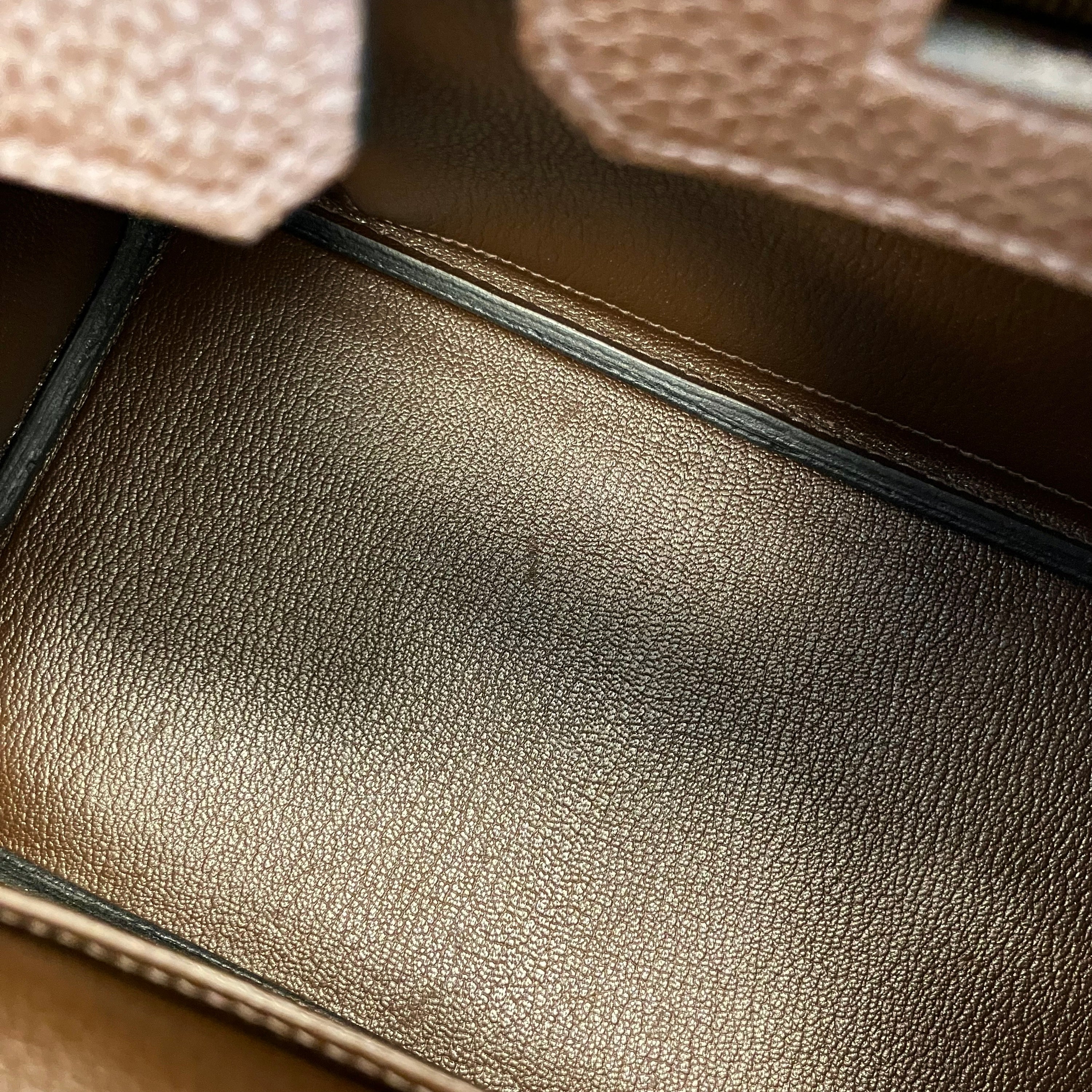 Hermes 2014 Chocolat Togo Birkin 25 Handbag