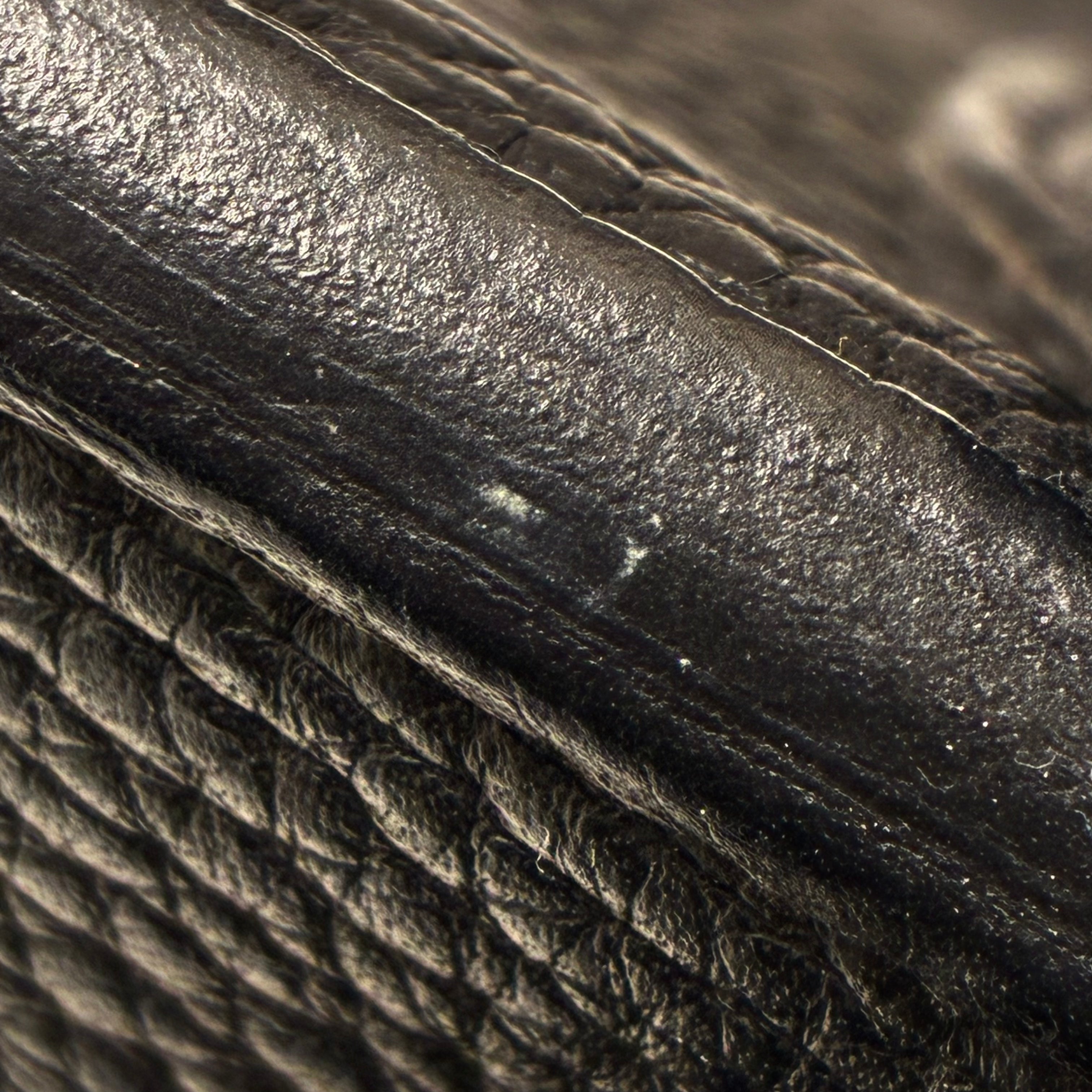 Hermes 2015 Black Taurillon Clemence Birkin 30 Handbag