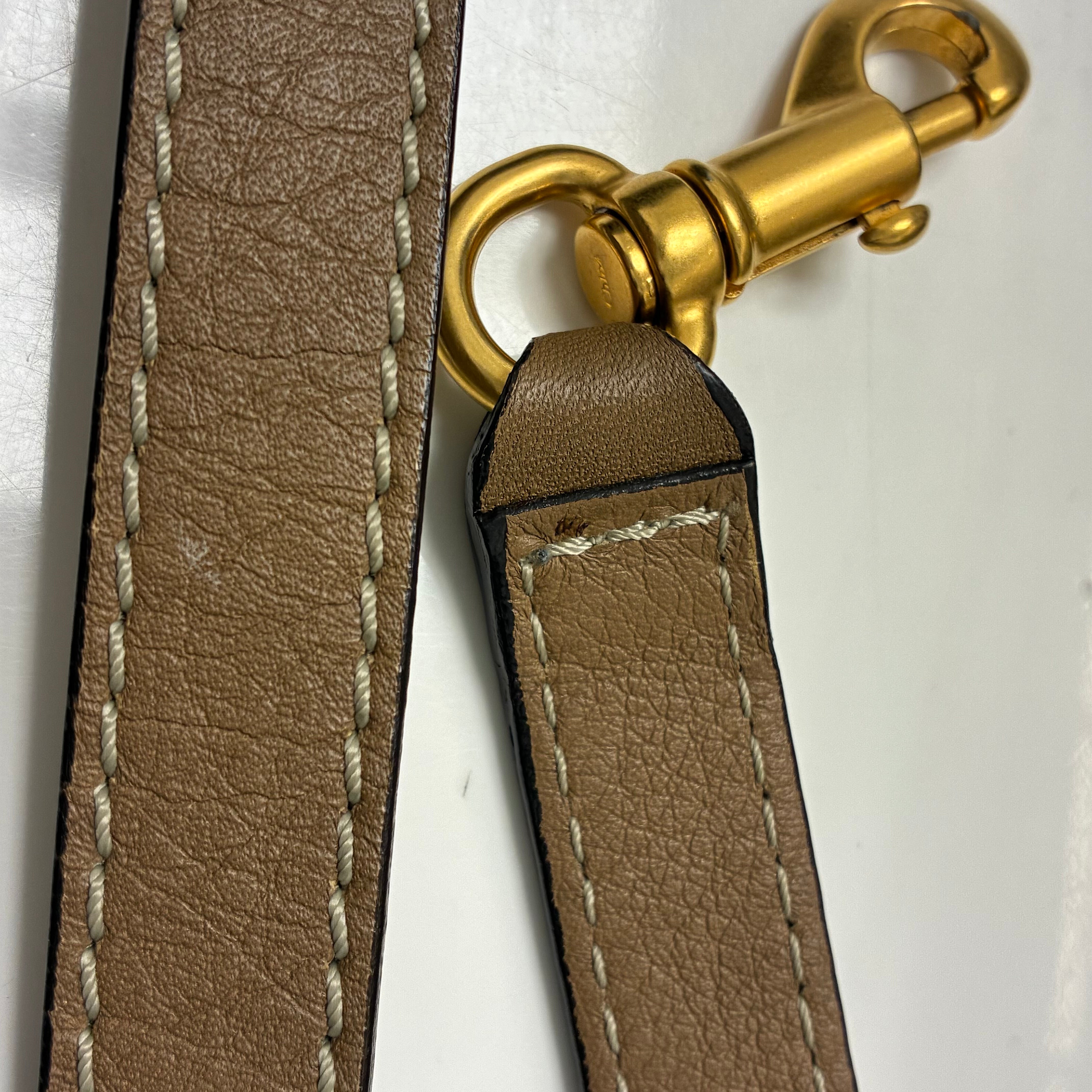 Chloe Brown Leather Marcie 2way Shoulder Handbag