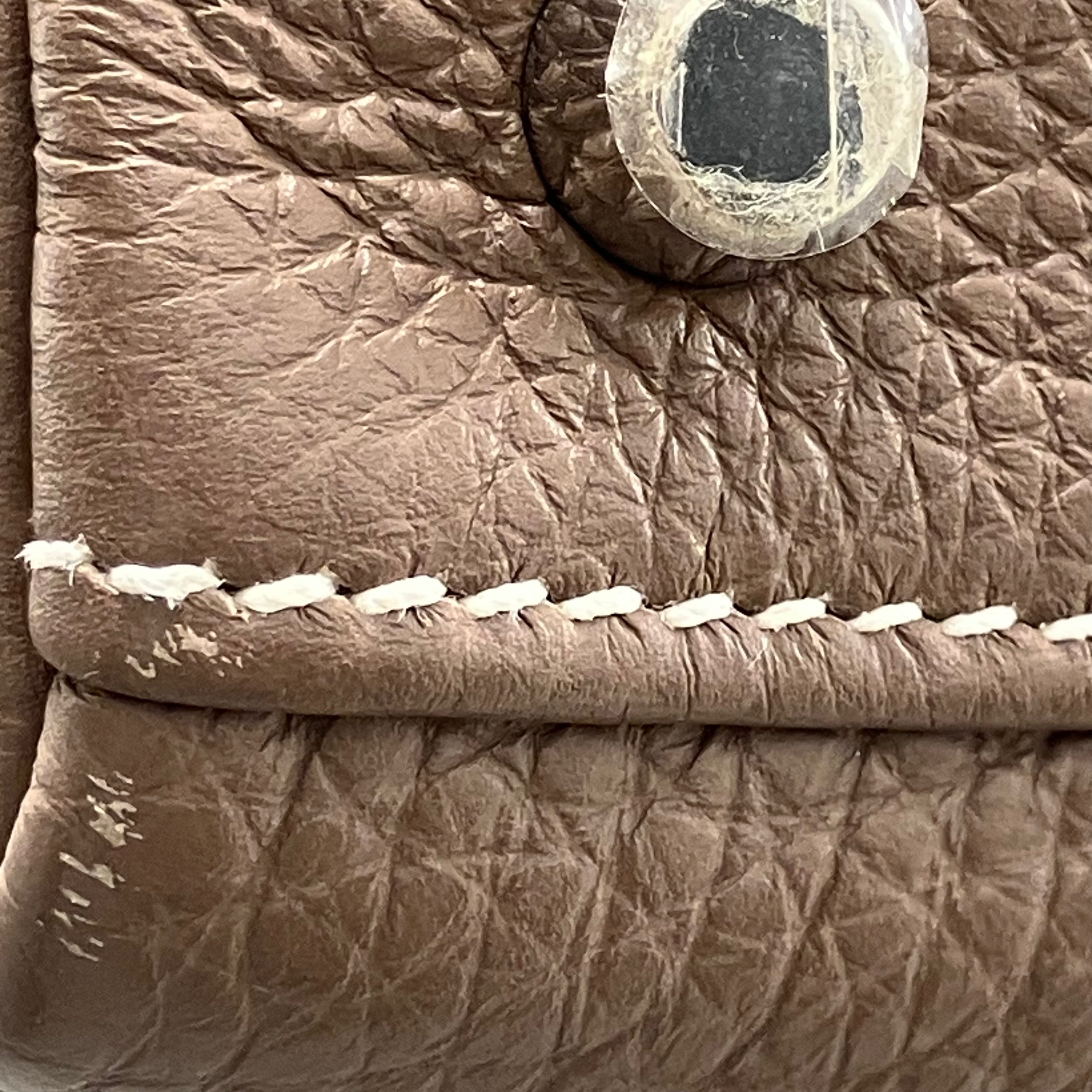 Hermes Etoupe Gray Togo Kelly 40 Retourne 2way Shoulder Handbag