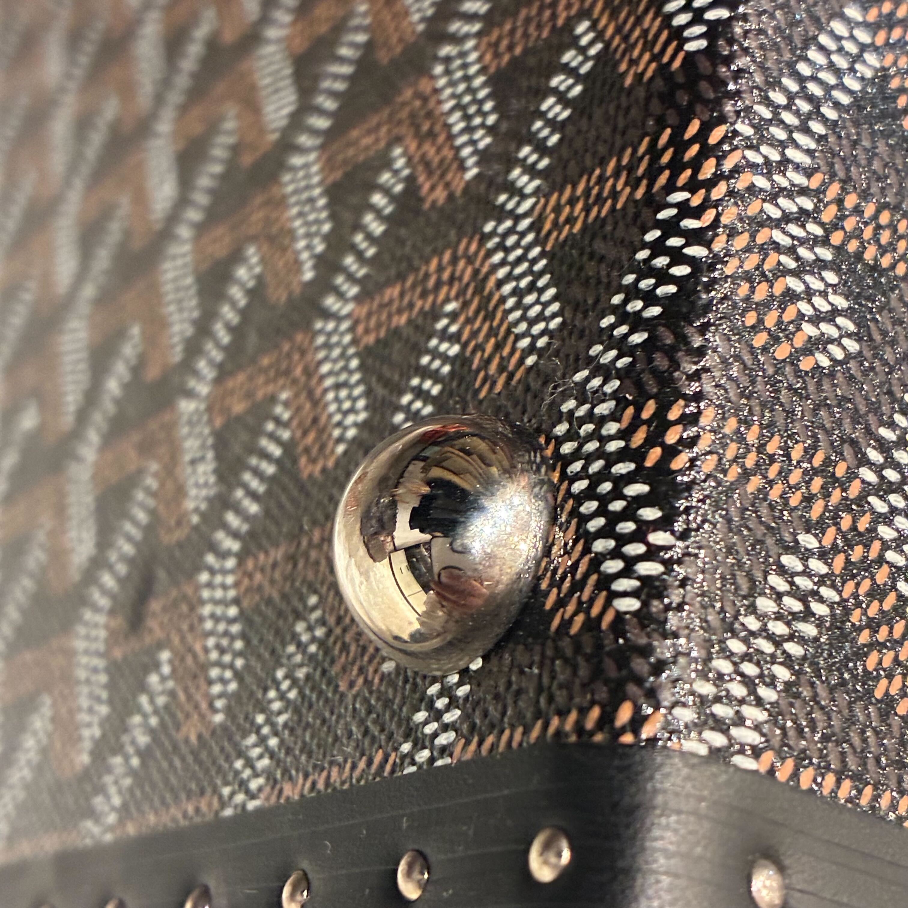 Goyard 2017 Black Grand Hotel 55 Trunk Luggage Suitcase