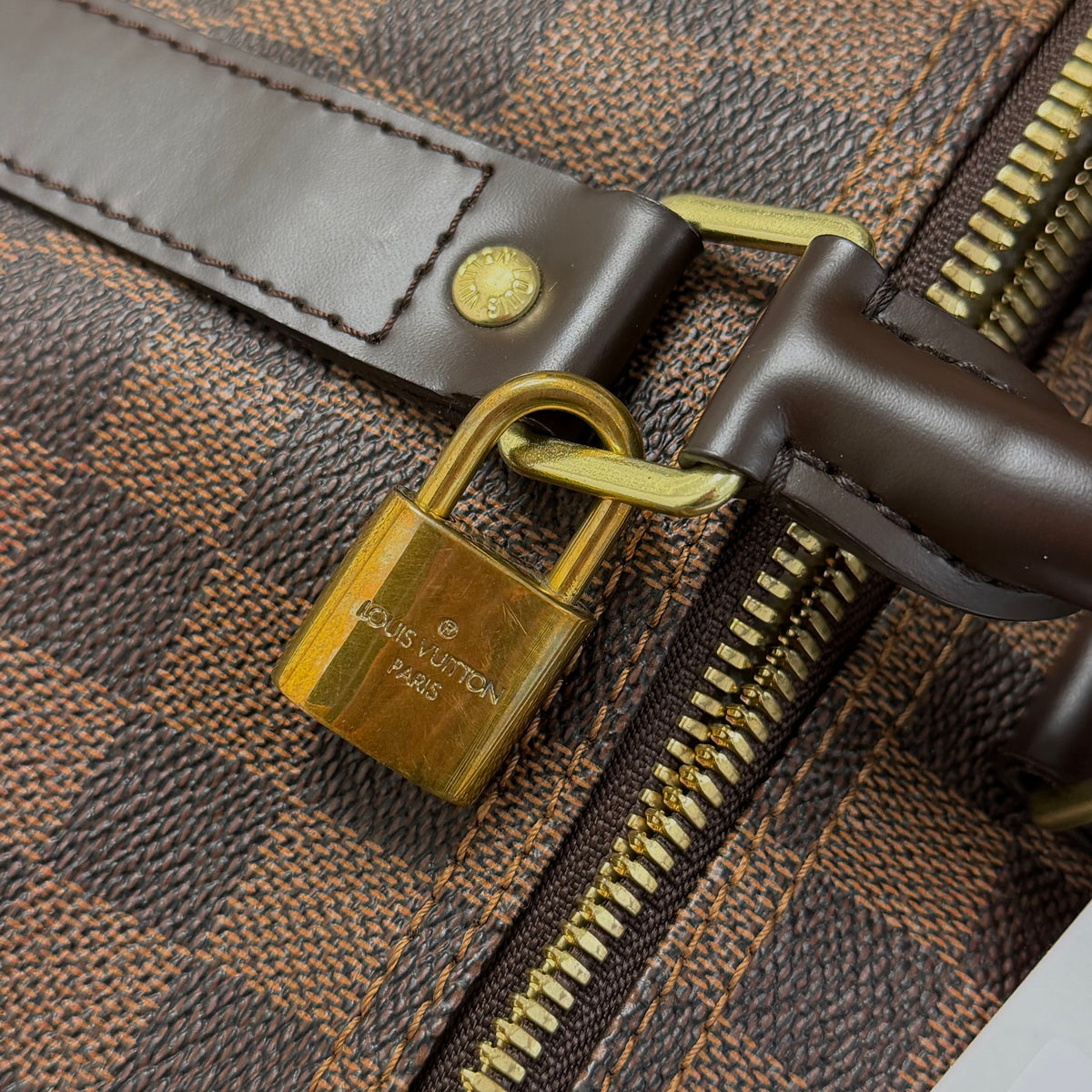 Louis Vuitton Damier Keepall Bandouliere 45 Duffle Bag N41428