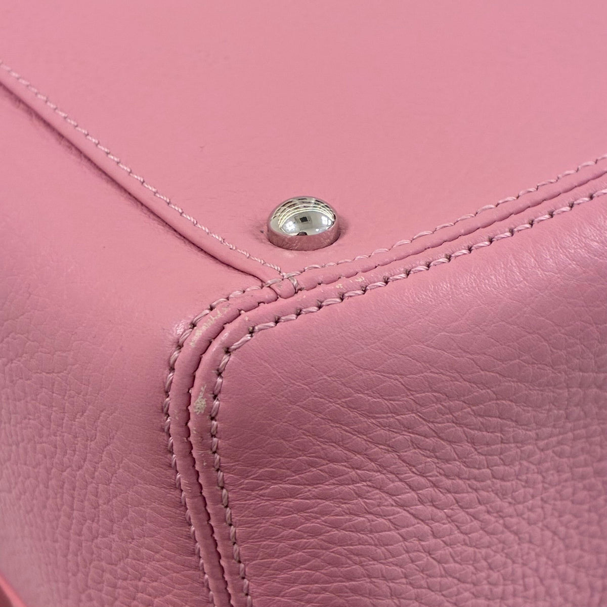 Chanel 2014-2015 Pink Deerskin Executive Cerf Tote Bag