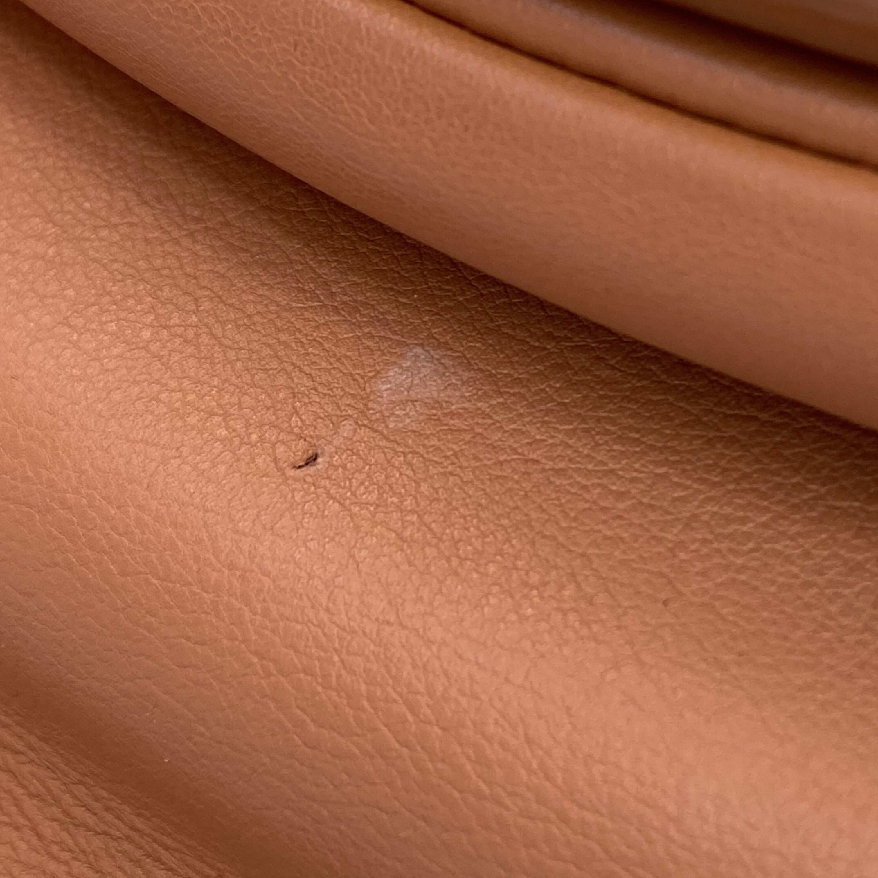 Chanel 2018 Brown Calfskin Coco Eyelets Round Flap Shoulder Bag