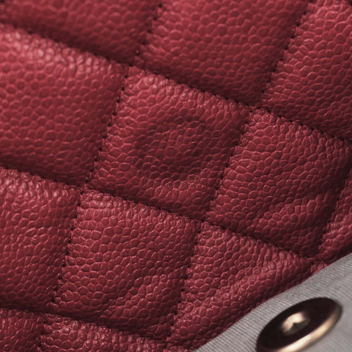 Chanel 2012-2013 Red Caviar Skin French Riviera Shoulder Bag