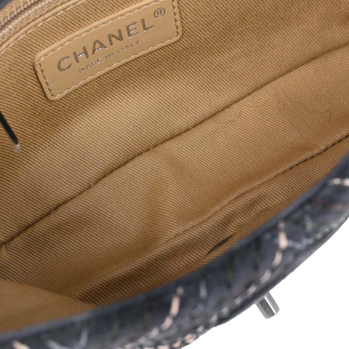 Chanel 2013-2014 Gray Suede Paris-Edinburgh Saltire Single Flap Shoulder Bag
