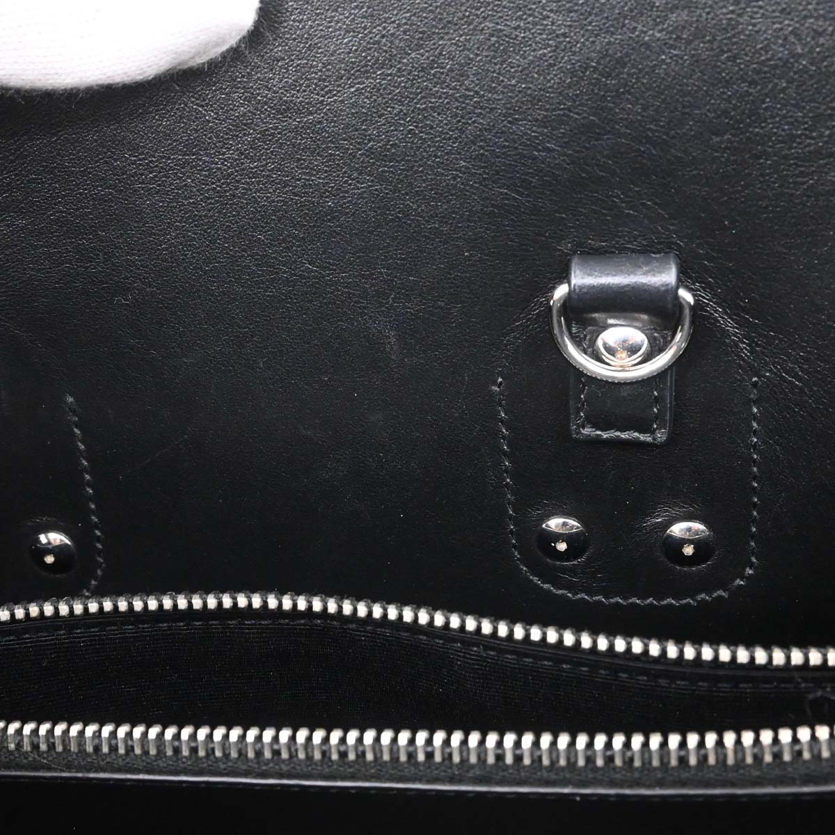 Saint Laurent * Black Python Sac de Jour 2way Shoulder Handbag