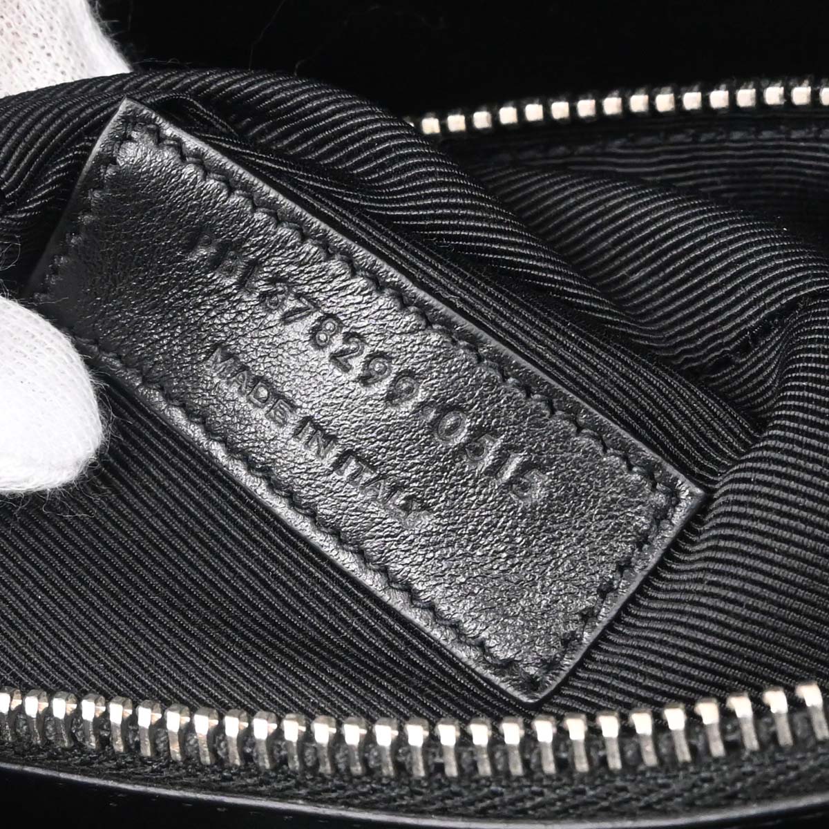 Saint Laurent * Black Python Sac de Jour 2way Shoulder Handbag