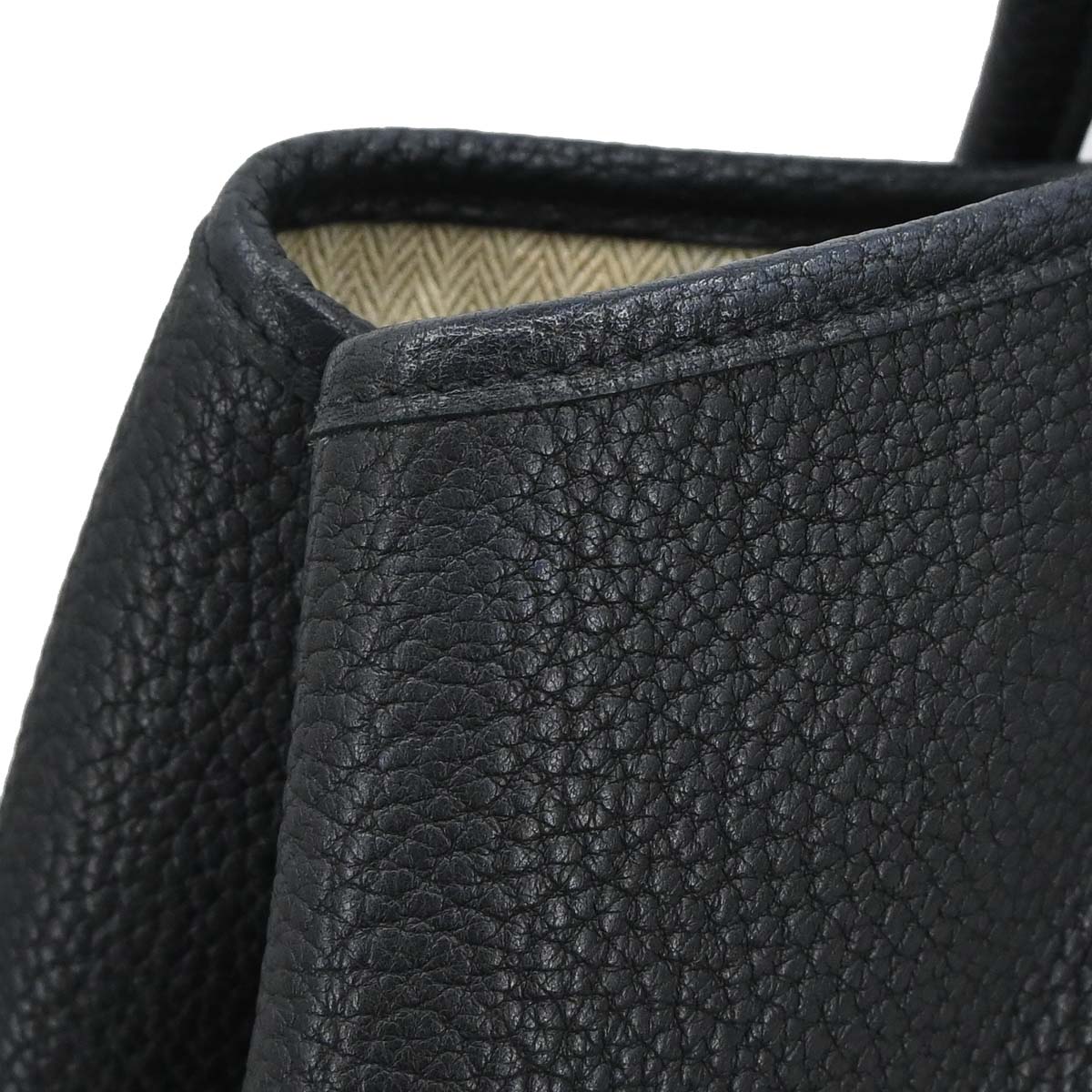 Hermes Black Negonda Garden Party 36 PM Tote Bag