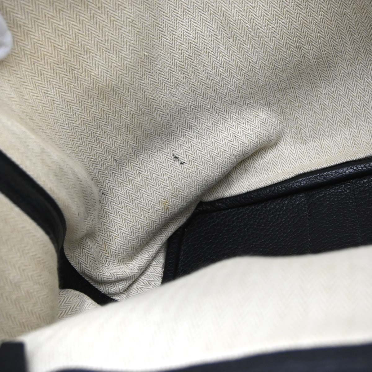 Hermes Black Negonda Garden Party 36 PM Tote Bag