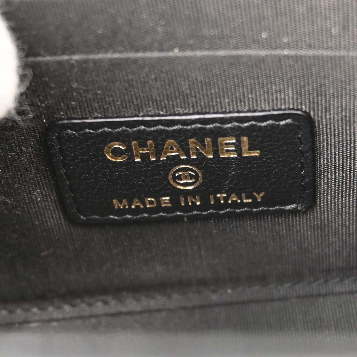 Chanel Black Lambskin Trendy CC Cardholder On Chain Shoulder Bag