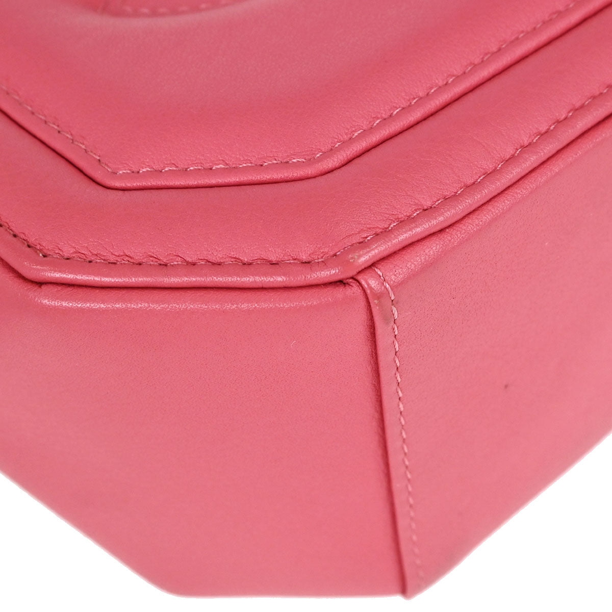 Chanel Pink Lambskin CC Octagon Camera Bag