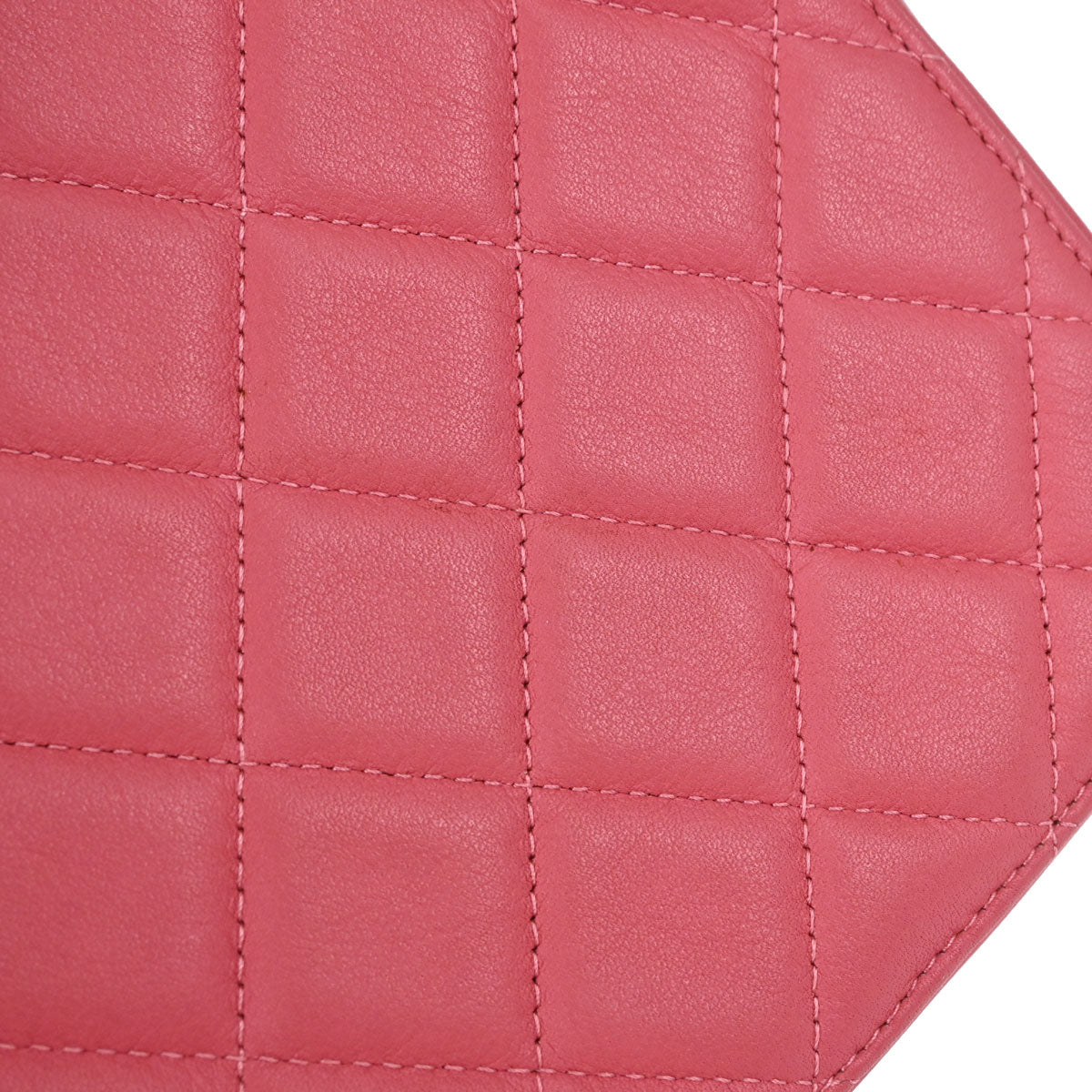 Chanel Pink Lambskin CC Octagon Camera Bag