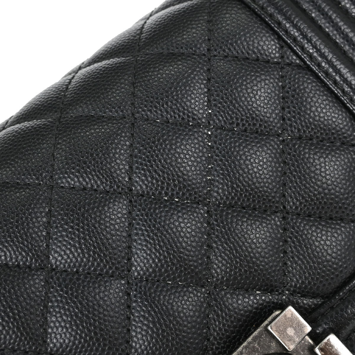 Boy Chanel 2018 Black Caviar Skin Small Chain Shoulder Bag