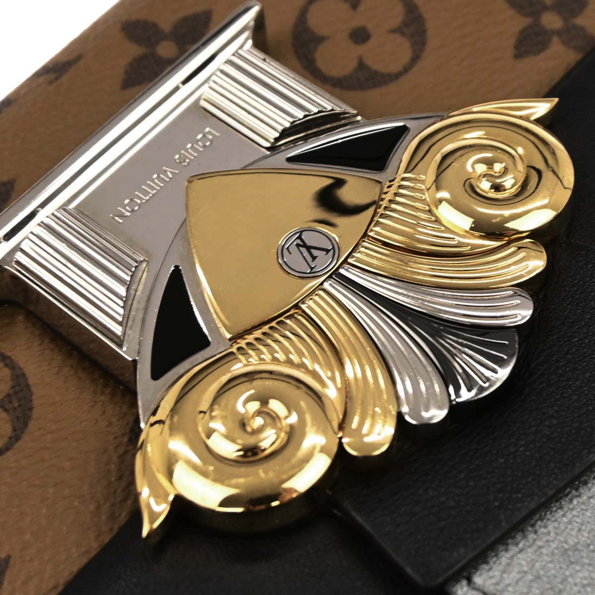 Louis Vuitton Monogram Reverse Column Shoulder Bag M44101