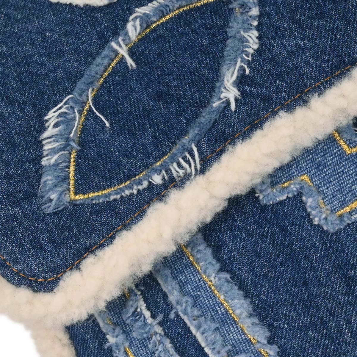 Chanel 2019 Blue Denim Paris-Egypt Hieroglyph Shoulder Bag