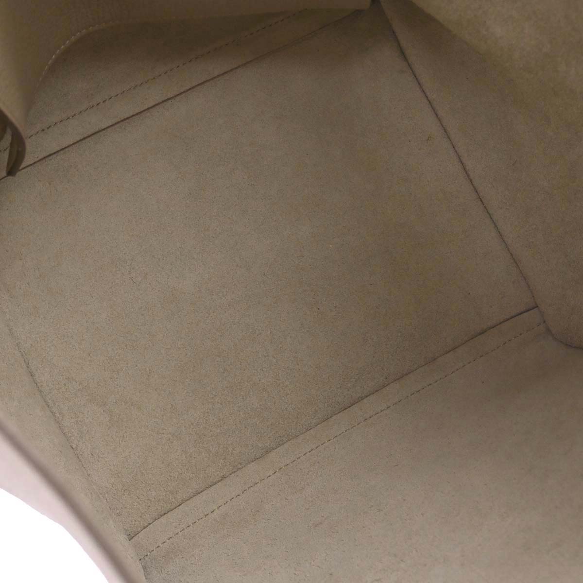 Celine Beige Calfskin Big Bag 2way Shoulder Tote Handbag