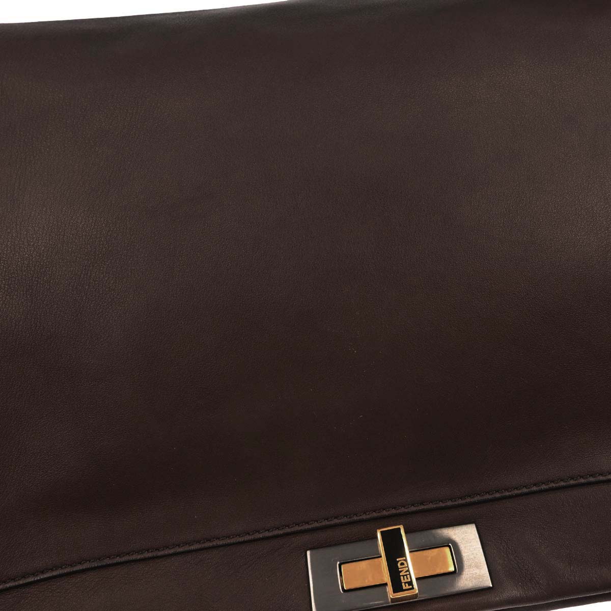 Fendi Brown Peekaboo 2way Shoulder Handbag