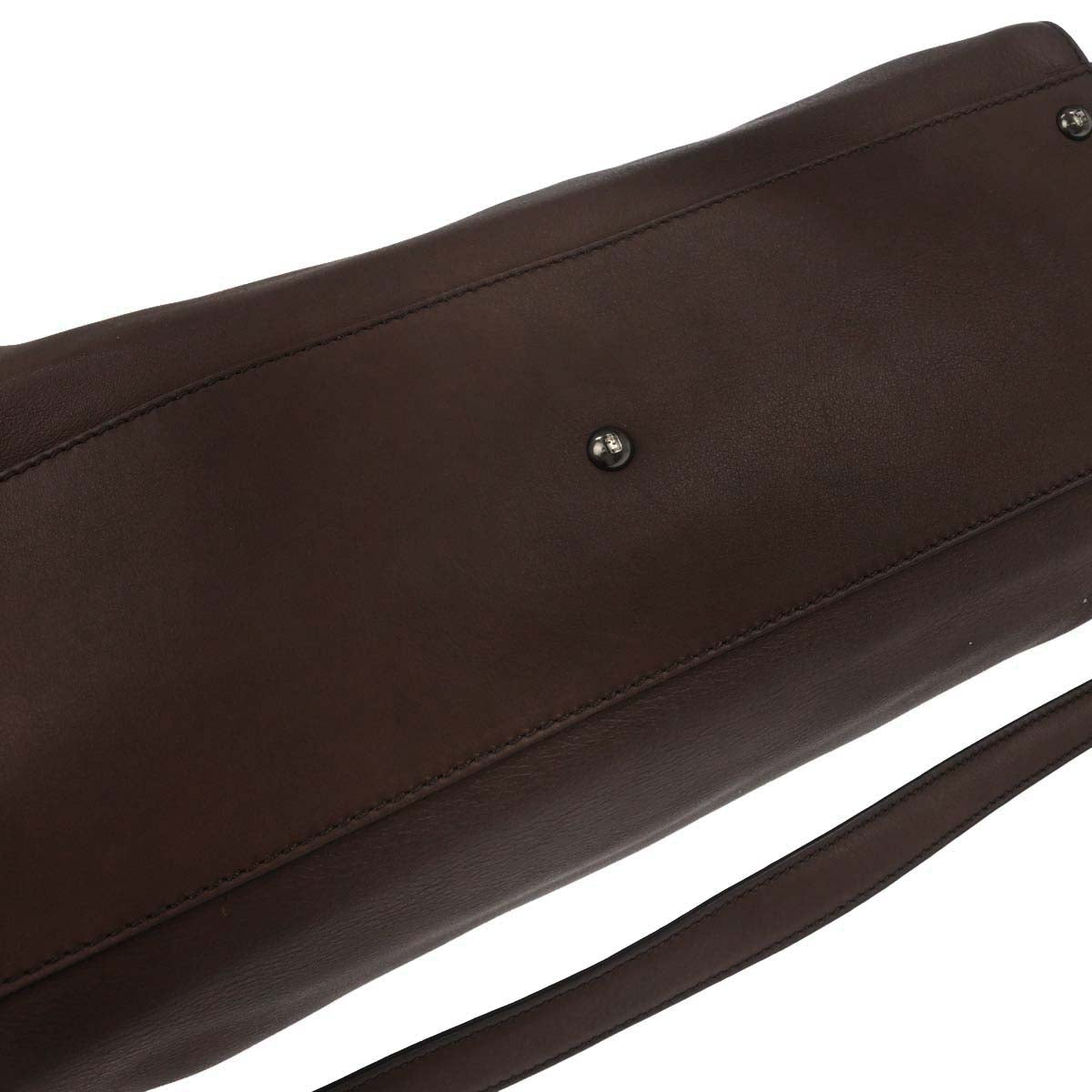 Fendi Brown Peekaboo 2way Shoulder Handbag