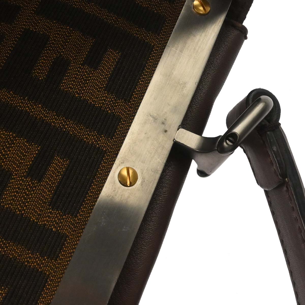 Fendi Brown Peekaboo 2way Shoulder Handbag