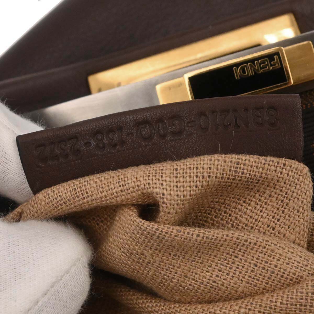 Fendi Brown Peekaboo 2way Shoulder Handbag