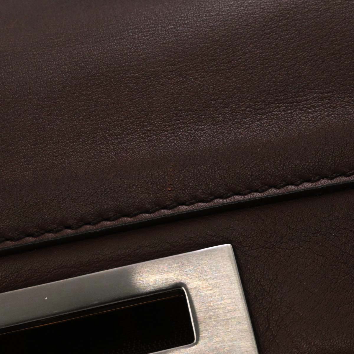 Fendi Brown Peekaboo 2way Shoulder Handbag