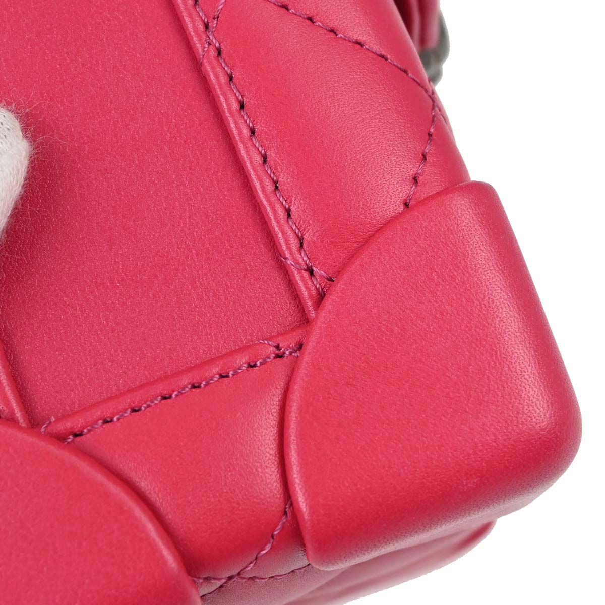 Chanel Pink Lambskin Vanity Shoulder Bag