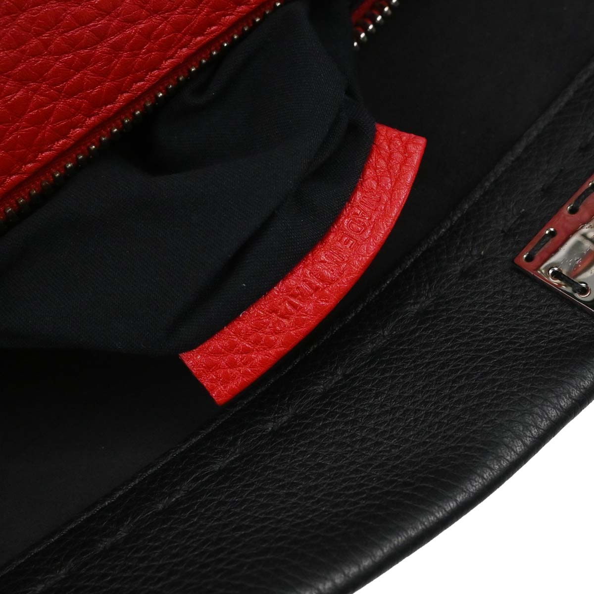 Fendi Black Selleria Peekaboo Fit 2way Shoulder Handbag