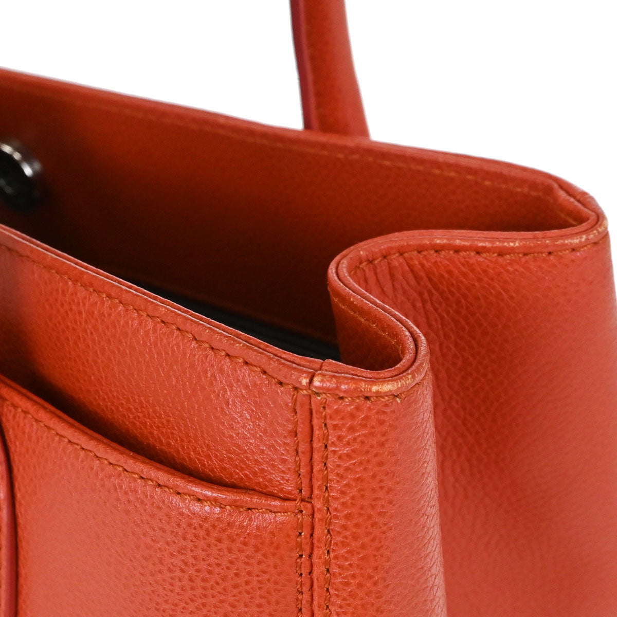 Chanel 2012-2013 Red Calfskin Executive Cerf Tote Bag