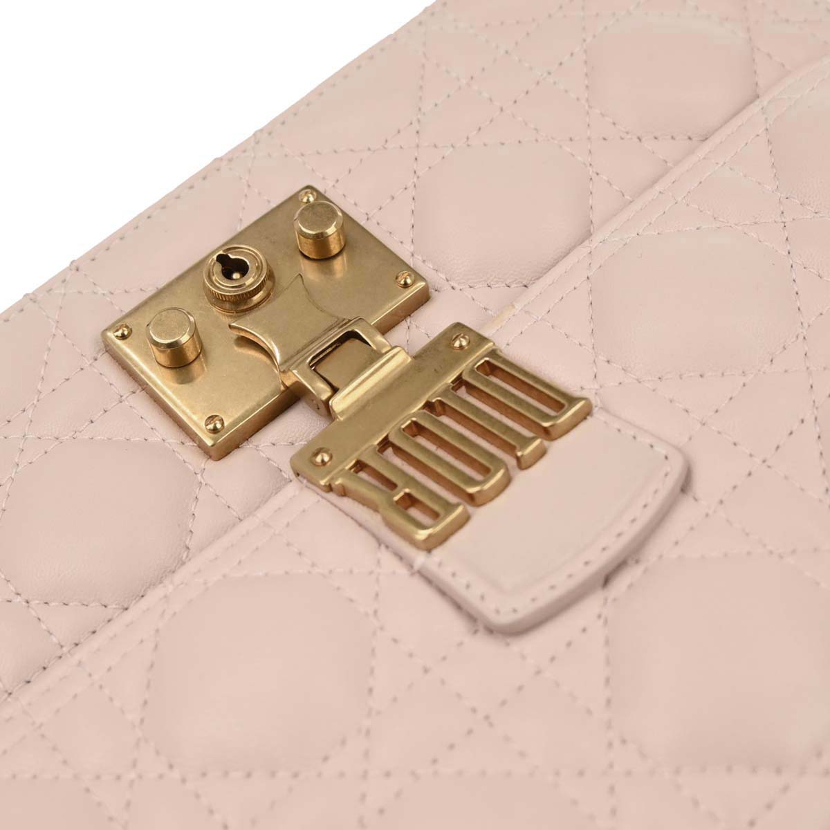 Christian Dior Light Pink Cannage Shoulder Bag