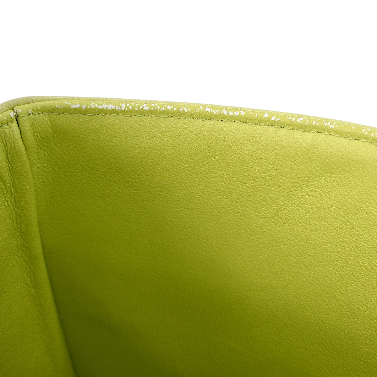 Chanel * 2011 Light Green Lambskin Medium Classic Double Flap Shoulder Bag